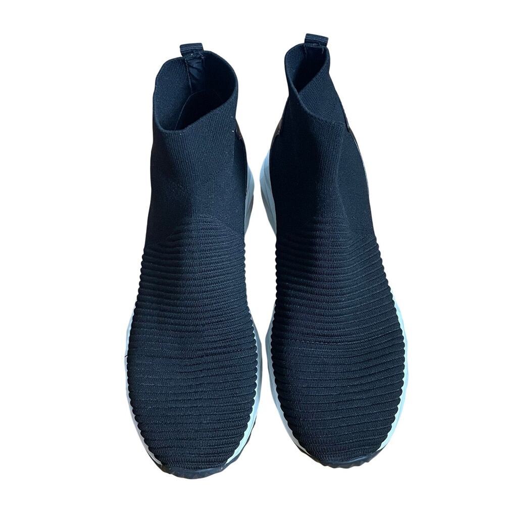 Ash Spot knit sock sneakers in midnight black chunky rubber sole EU 40 US 9 - Picture 3 of 7